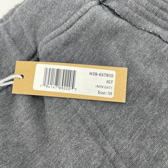 Hello Nite Leggings Joggers Burnout Women Sz Medium Cozy Gray Pull String Waist - Picture 4 of 13